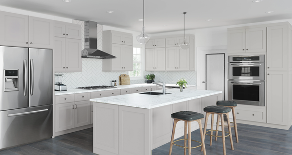 10x10 Kitchen Cabinet Set - Ashen Gray