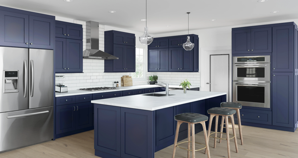 10x10 Kitchen Cabinet Set - Navy Blue