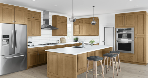 10x10 Kitchen Cabinet Set - Shaker Caramelo