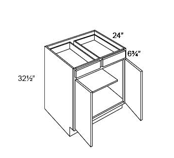 DOUBLE DOOR & DRAWER BASES - Luna Timber