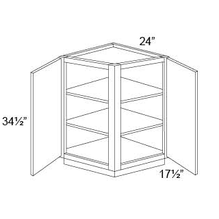 BASE RETURN ANGLE CABINET  Fabuwood Metro Frost 