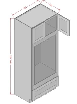 OVEN CABINETS - Pebble Gray